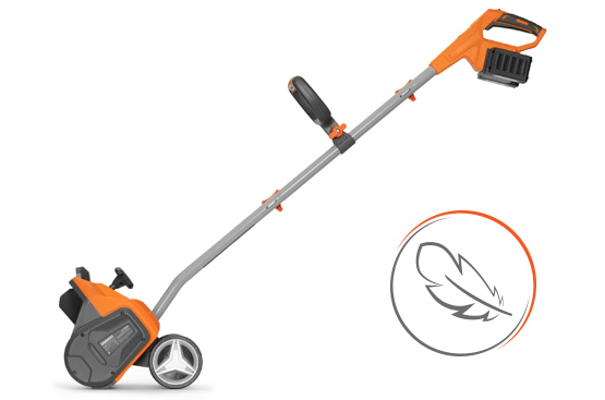 Делают снегоуборщик удобным для транспортировки, хранения и маневрирования, снижая физическую нагрузку при работе.